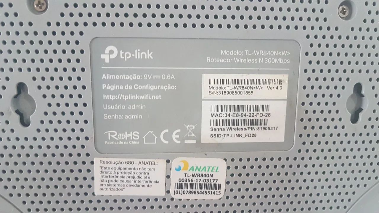 Roteador TP Link TL-WR840N - Foto 3