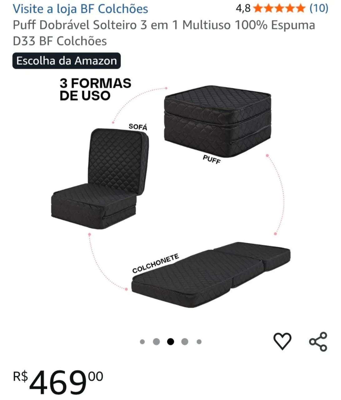 02 colchões dobráveis 