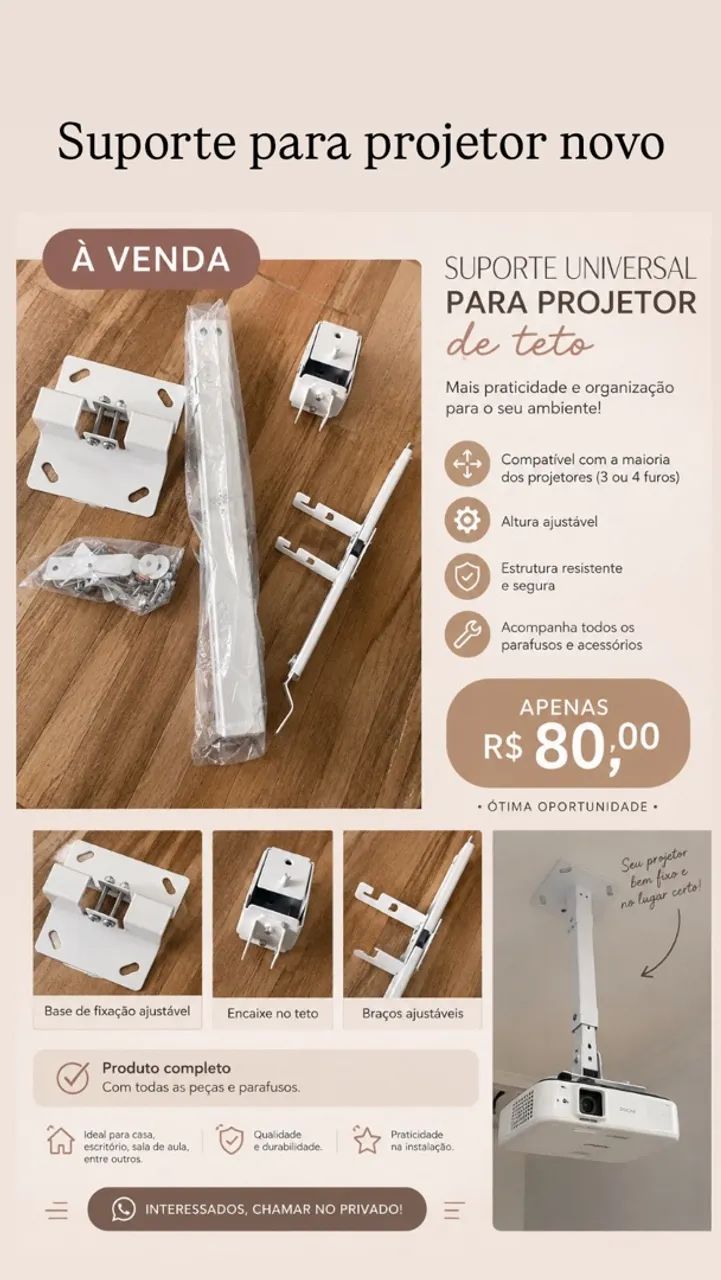 Suporte de projetor universal 