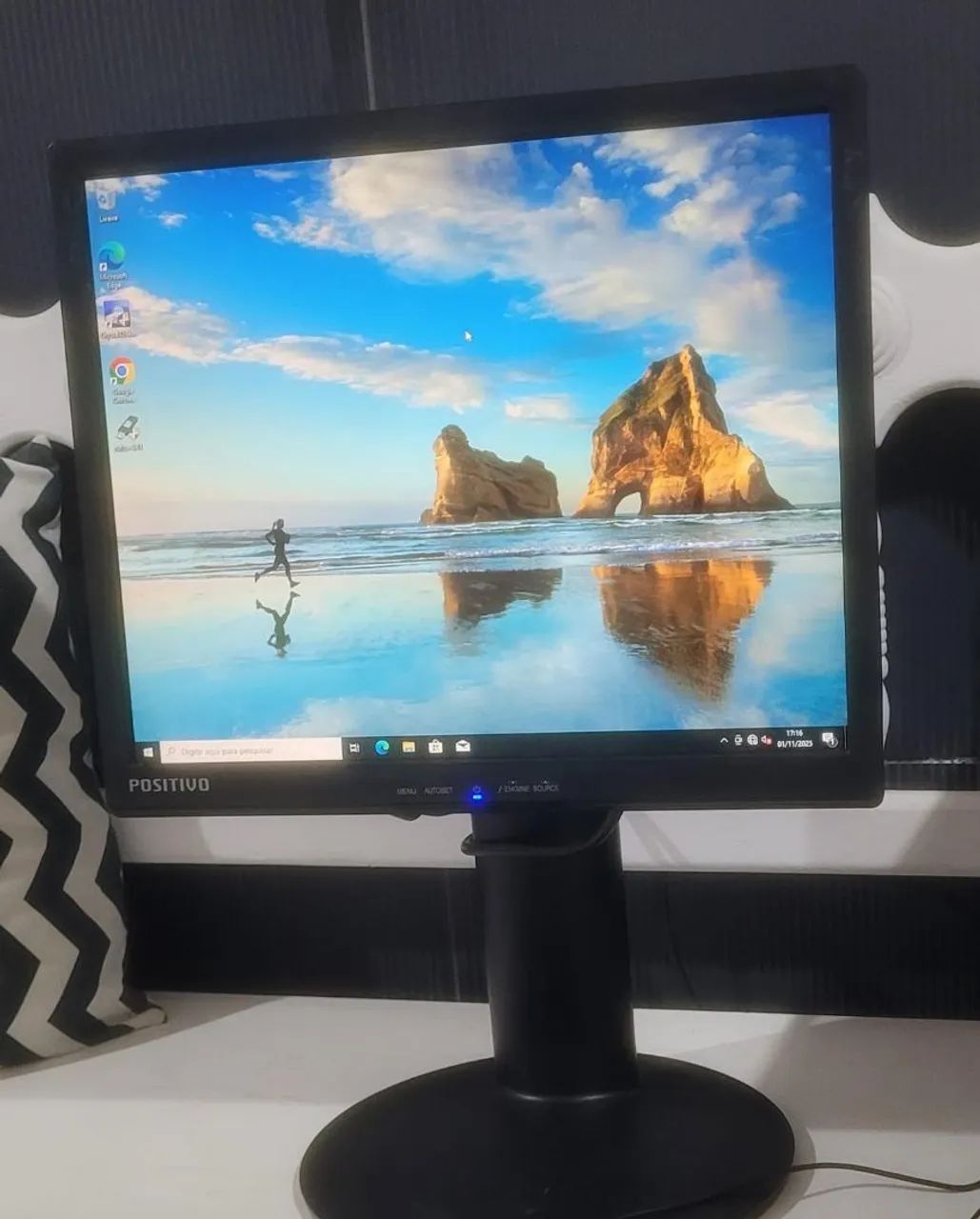 Monitor 17 polegadas Positivo, perfeito estado.  - Foto 3