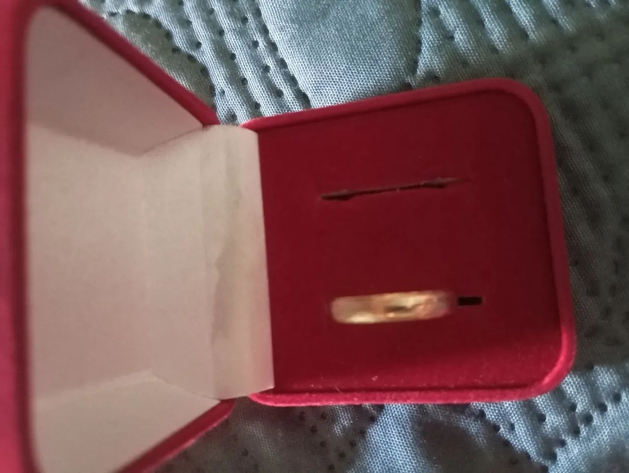 Aliança ouro 18k 1,3 gramas