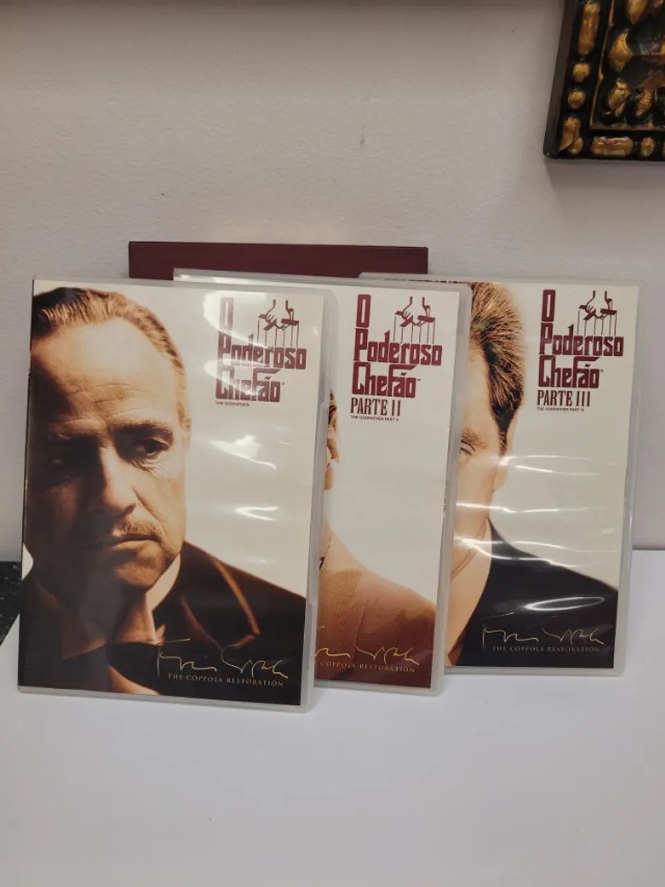 Box dvd trilogia O poderoso chefão - completa (original)