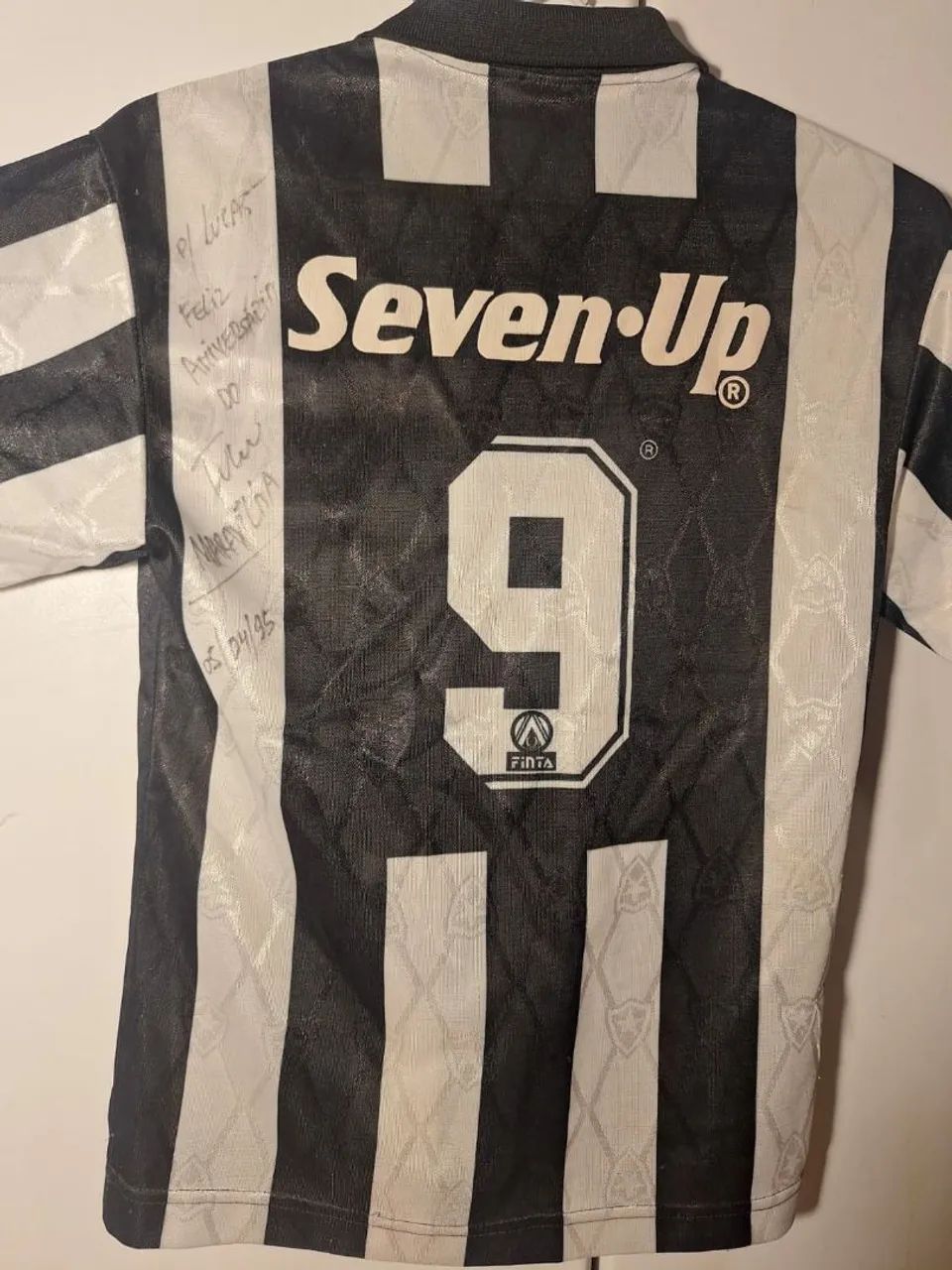Uniforme Botafogo 1995 - Assinada em 95 por Túlio Maravilha - Foto 2