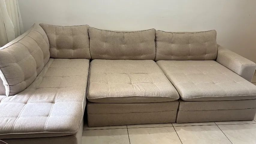 Sofá de linho retrátil  - Foto 4
