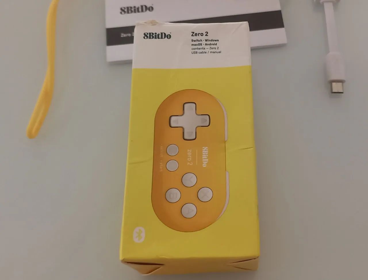 CONTROLE 8BITDO MODELO ZERO 2 NOVO SEM USO PARA NINTENDO SWITCH 