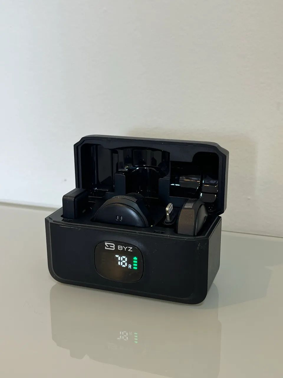 Microfone de Lapela Sem Fio BYZ - Foto 3