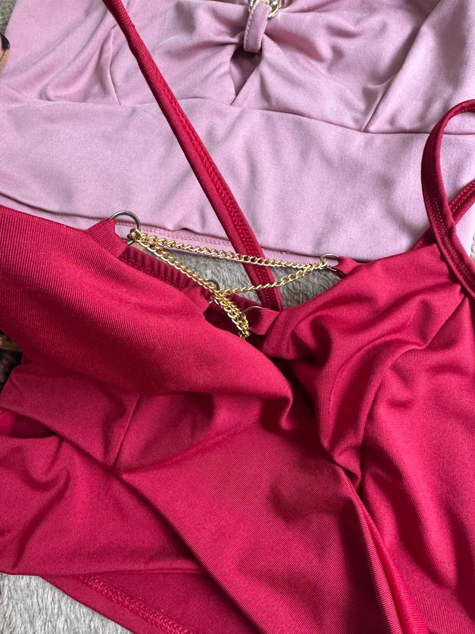 lote com 5 cropped tamanho único lindos e ótimo estado !  - Foto 5