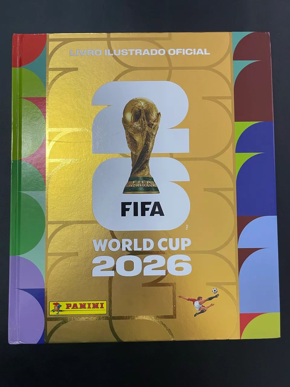 Álbum capa dura com 189 figurinhas dentro 