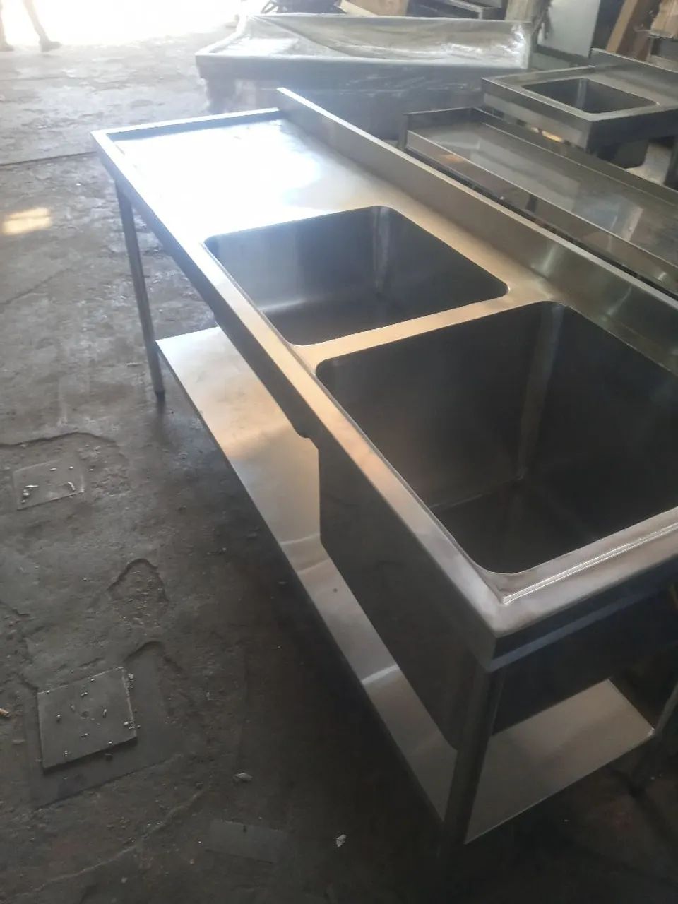  Bancada inox sob medida