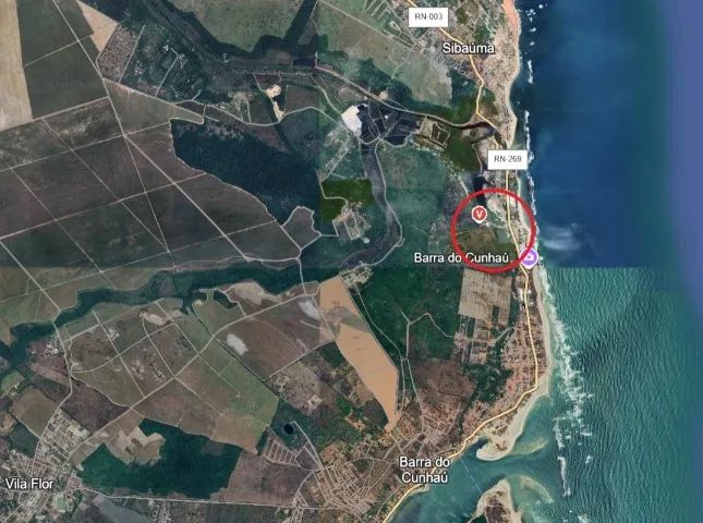 Terreno en Barra do Cunhaú 2.600 m2