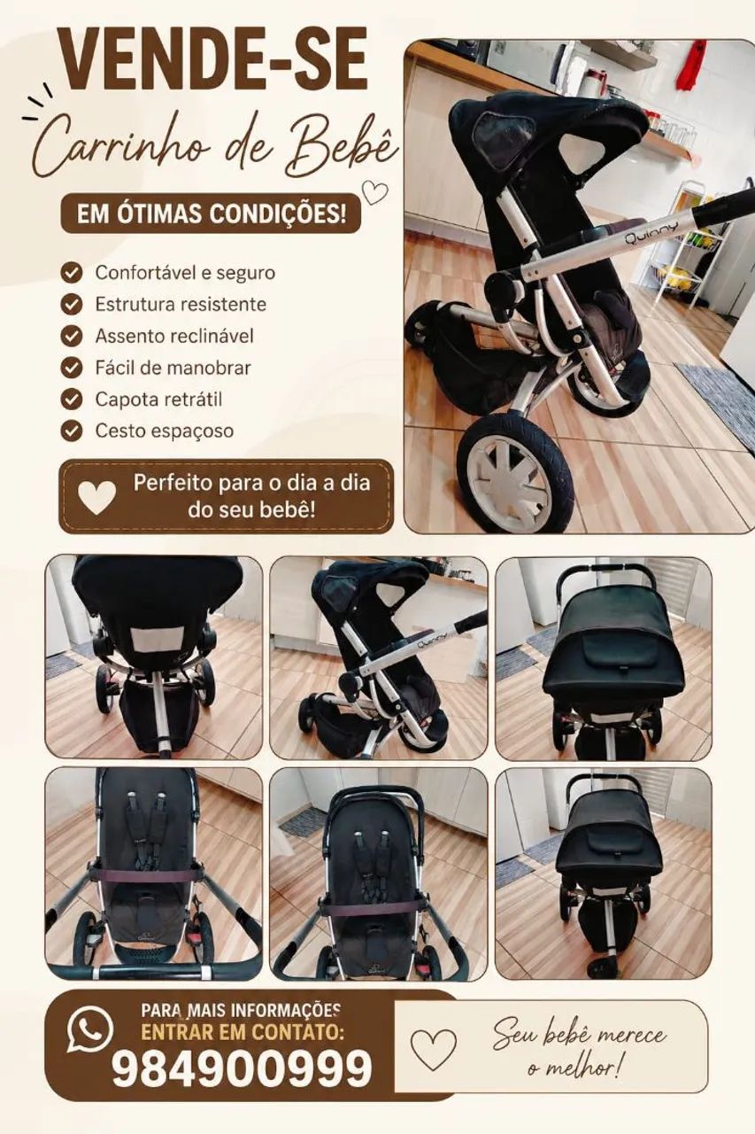 Carrinho de bebê a venda 