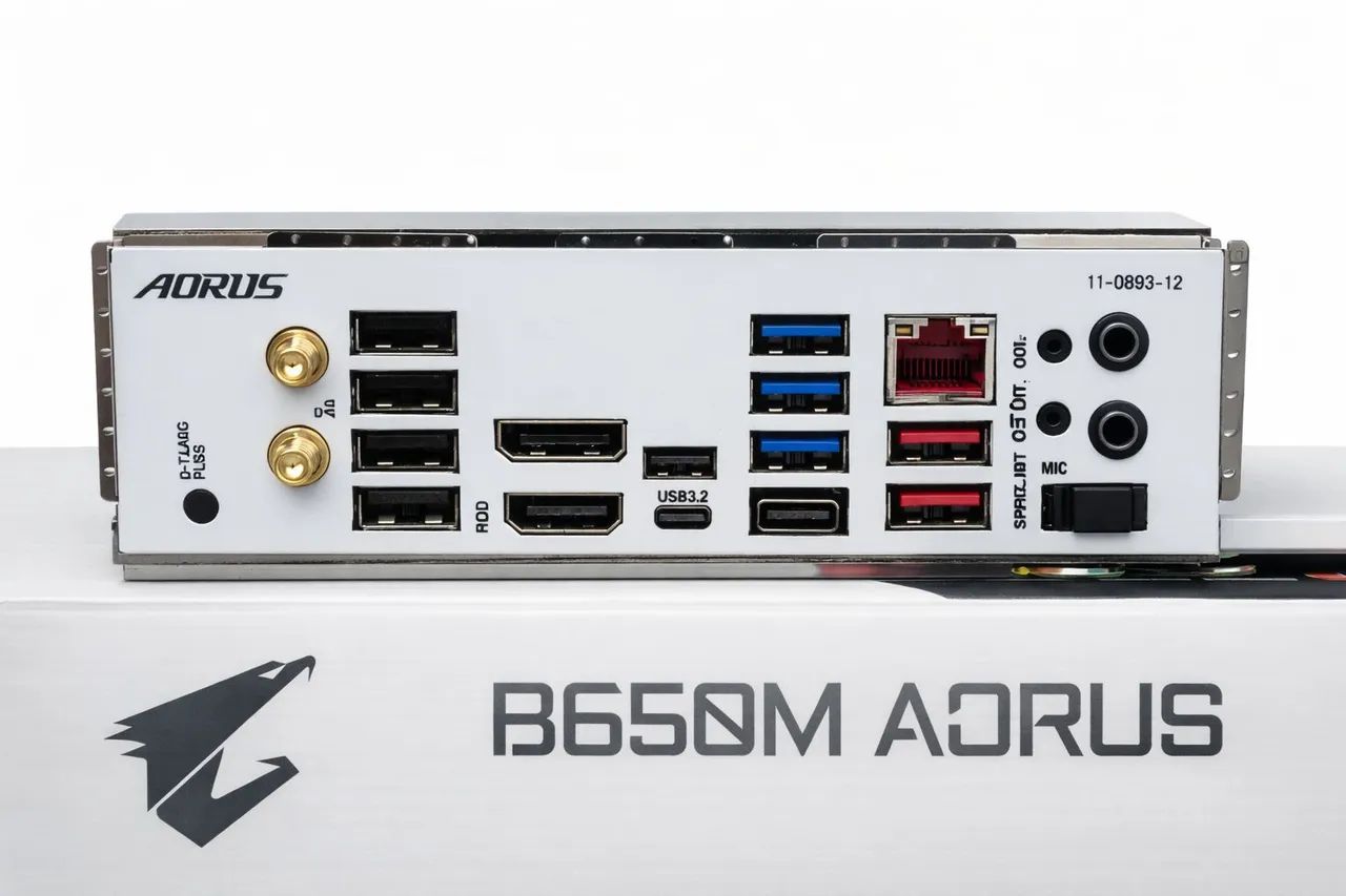 Placa Mãe B650M Aorus Elite AX ICE Branco - Foto 2