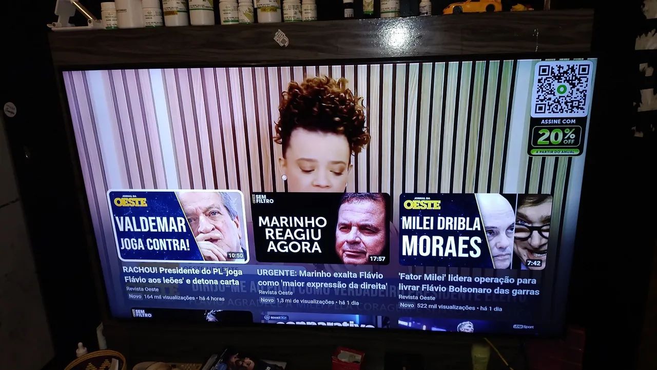 Smart tv 50 polegadas 4k Samsung UHD Crystal  - Foto 4