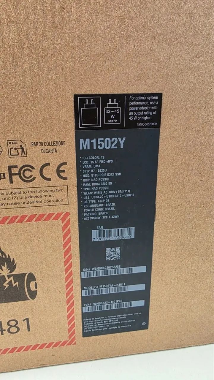 NOTEBOOK ASUS VIVOBOOK RYZEN 7 NOVO COM GARANTIA DE 1 ANO - Foto 4