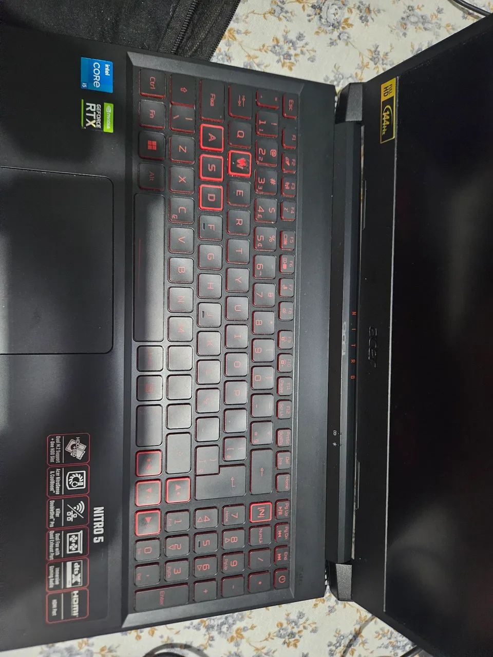 Notebook gamer acer an515 57 (placa mae queimada sem concerto) - Foto 2