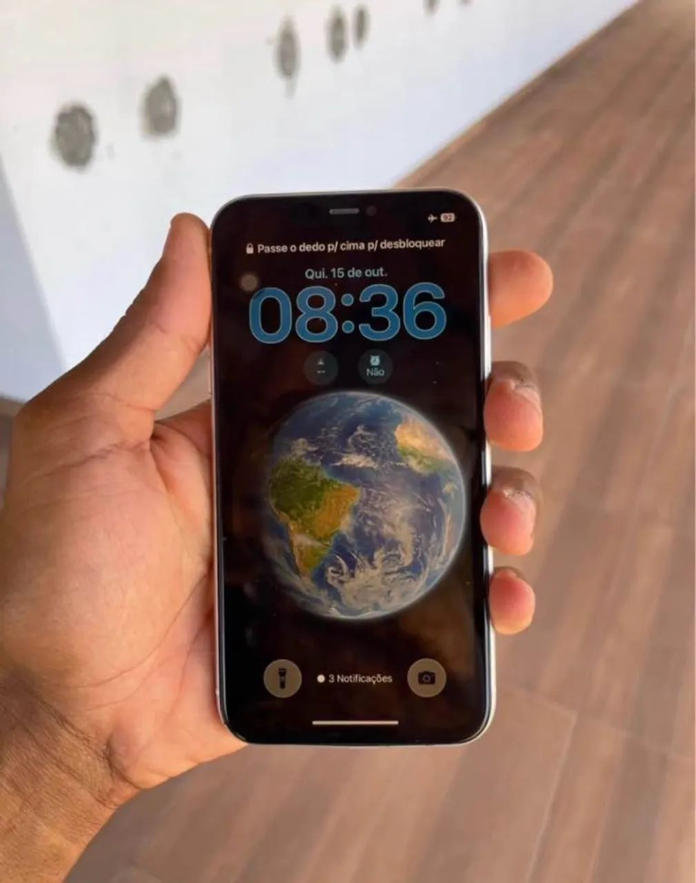 IPHONE 11 BRANCO FACE ID PEGANDO TODO BOM - Foto 3