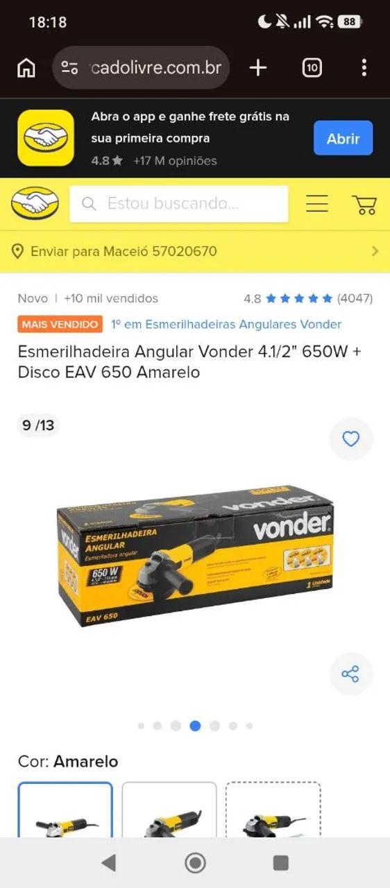 Esmerilhadeira da Vonder  - Foto 2