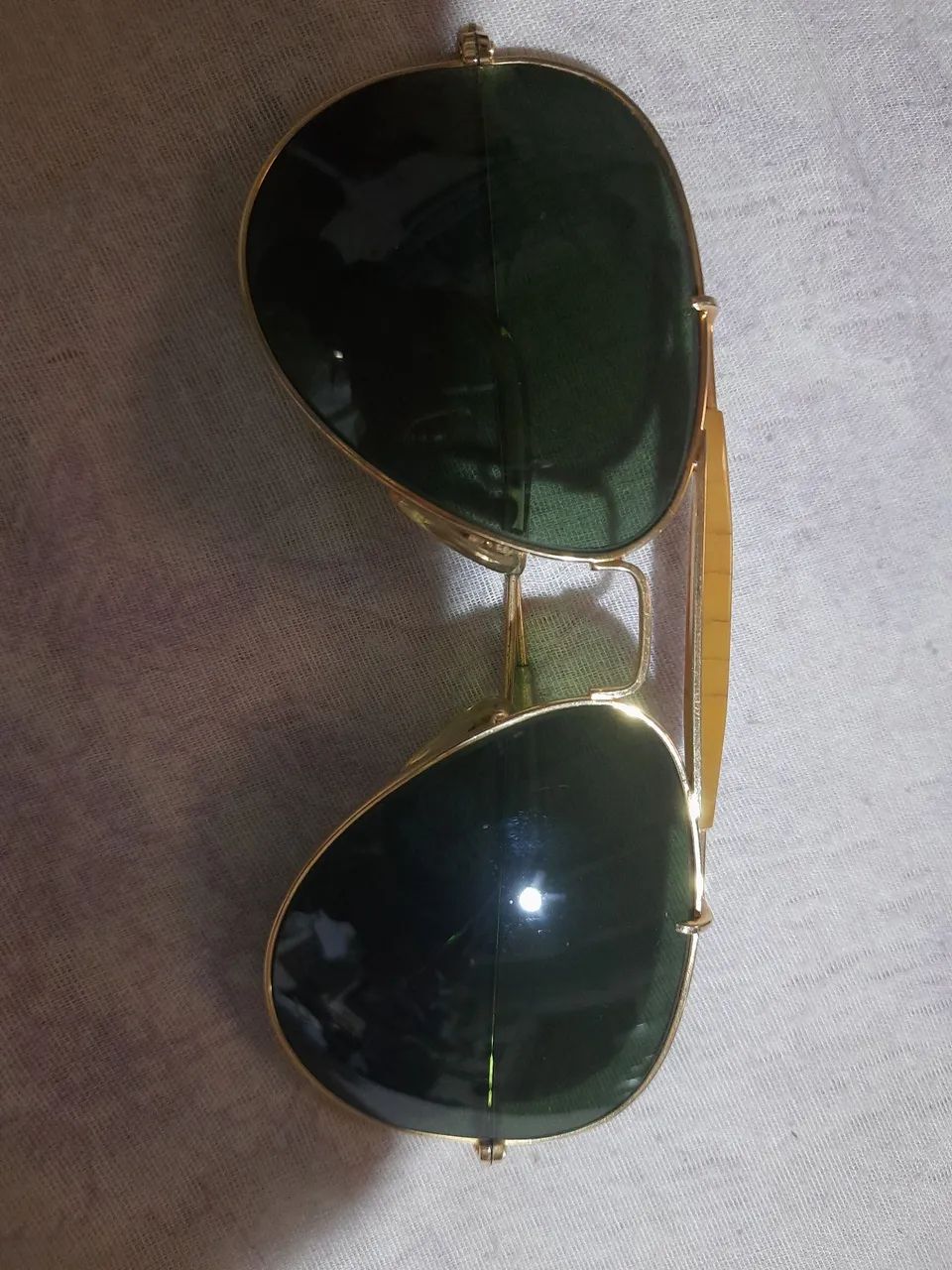 Óculos aviador lentes verdes 