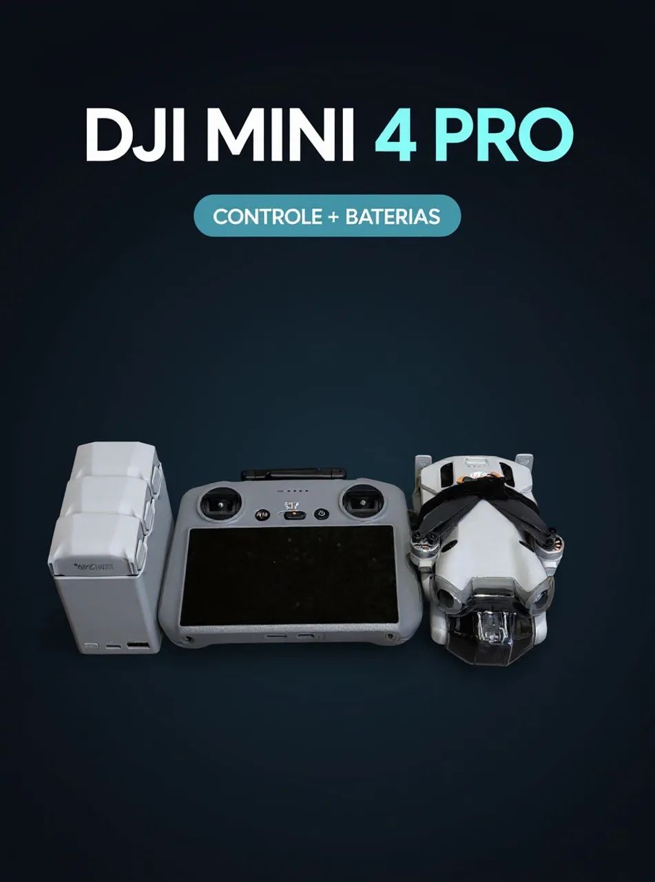 DJI Mini 4 Pro Fly More Combo (DJI RC 2) - 3 baterias + kit completo