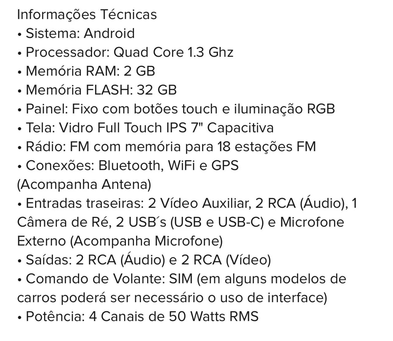 Multimídia Roadstar 7 Polegadas - Foto 5