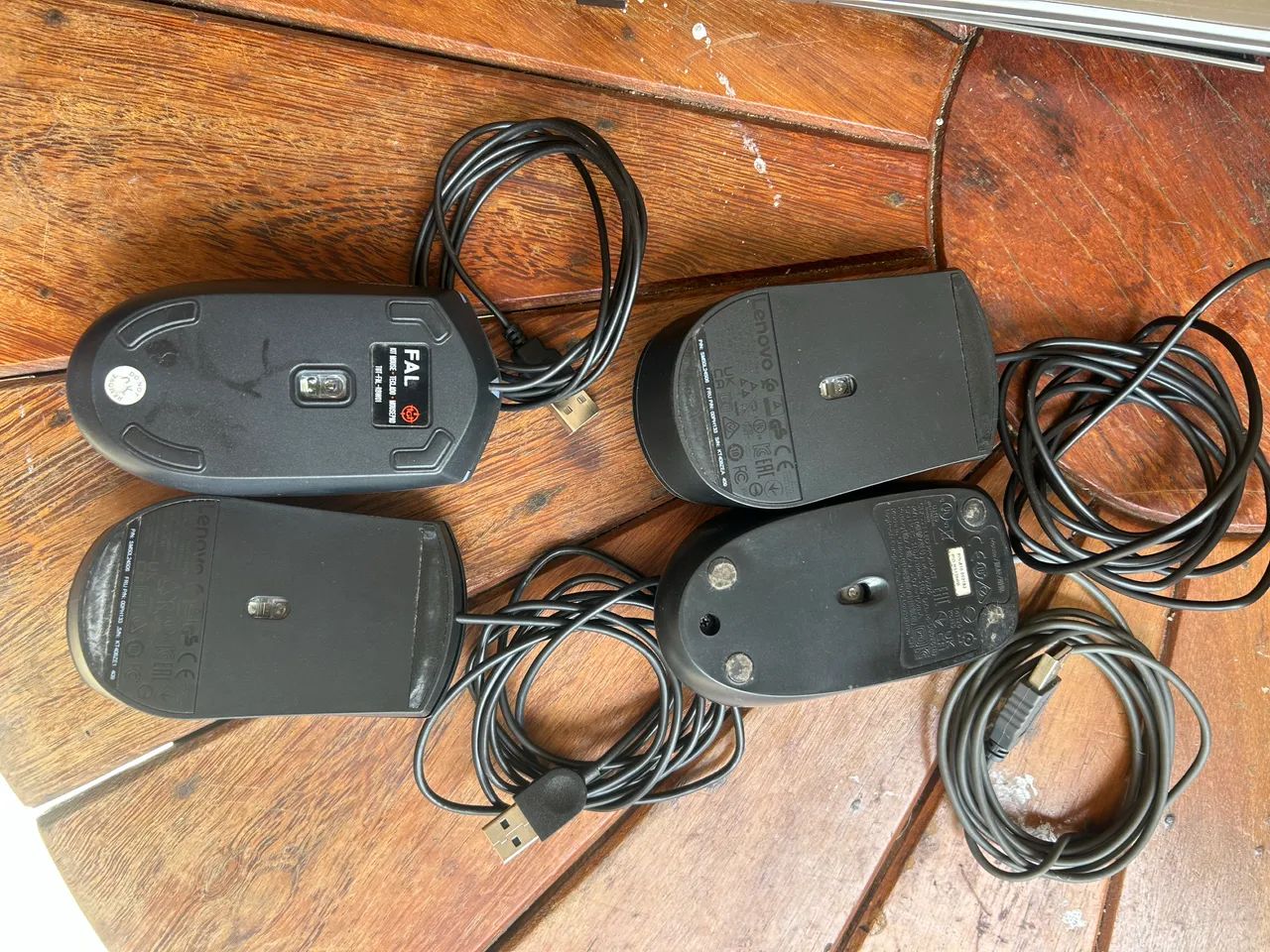 Kit 4 Mouses com Fio (2 Lenovo, 1 Logitech e 1 TGT Target) - Foto 4