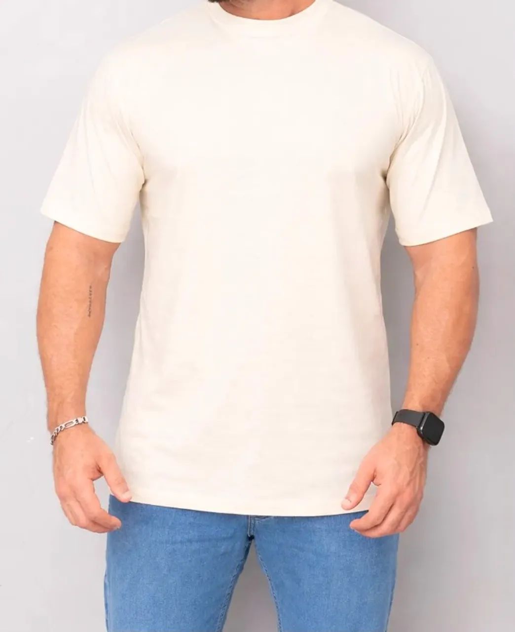 60 Camisetas Lisas 100% Algodão Básicas e Oversized - Foto 5