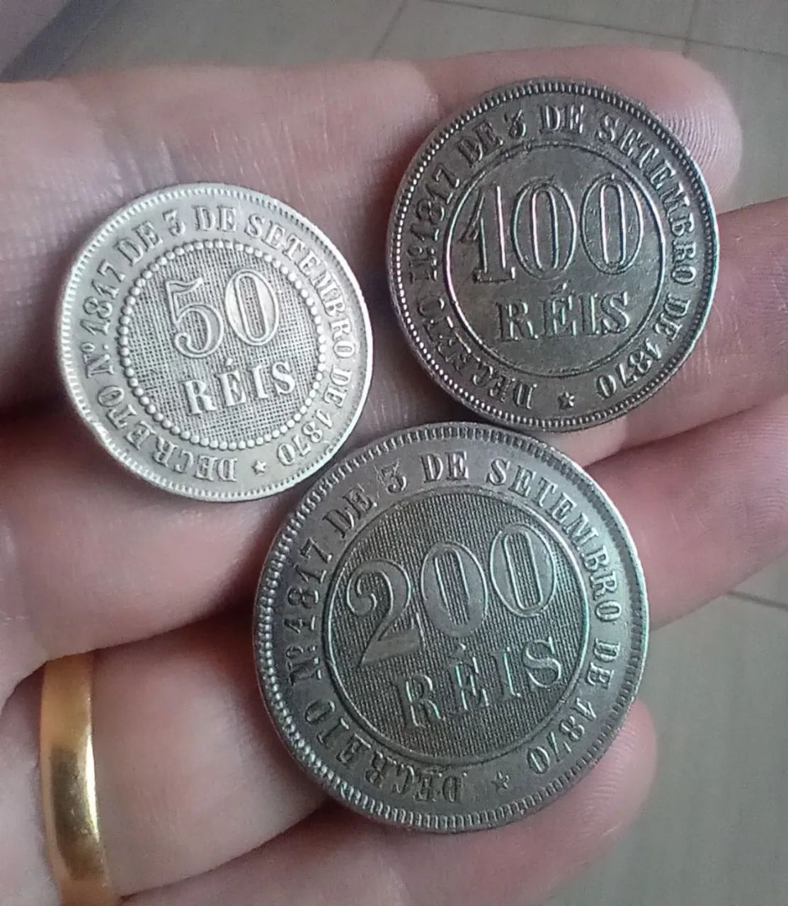 Moedas antigas 
