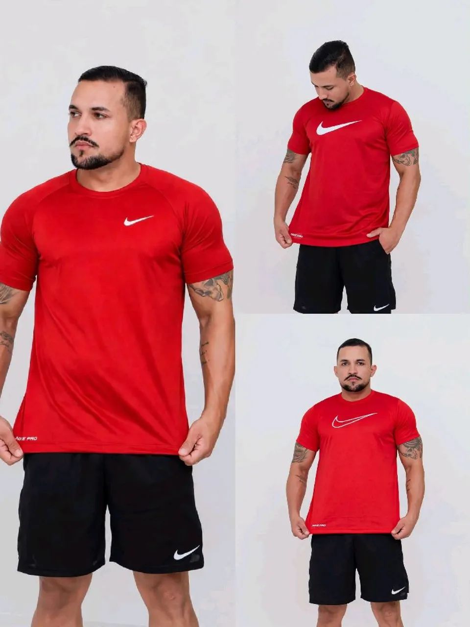 Camisas Adidas e Nike no tecido Dry fit Premium 