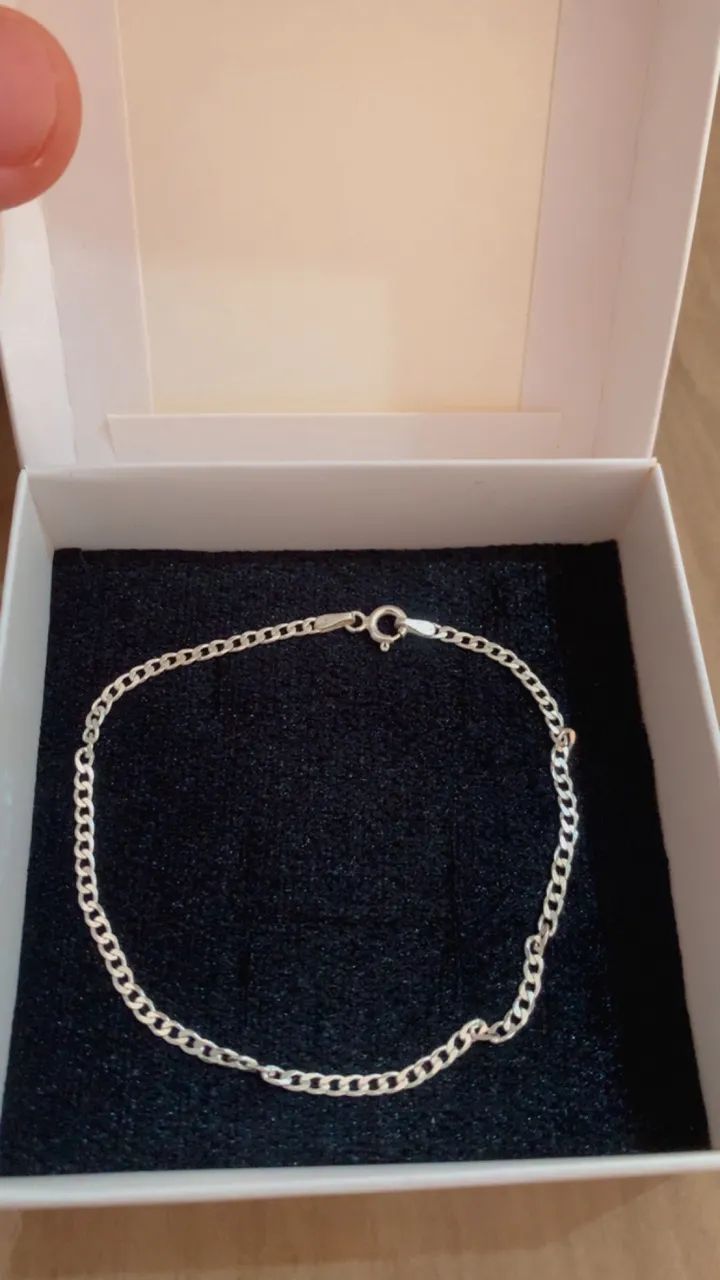 Pulseira de Prata 925 italiana legítima  - Foto 5
