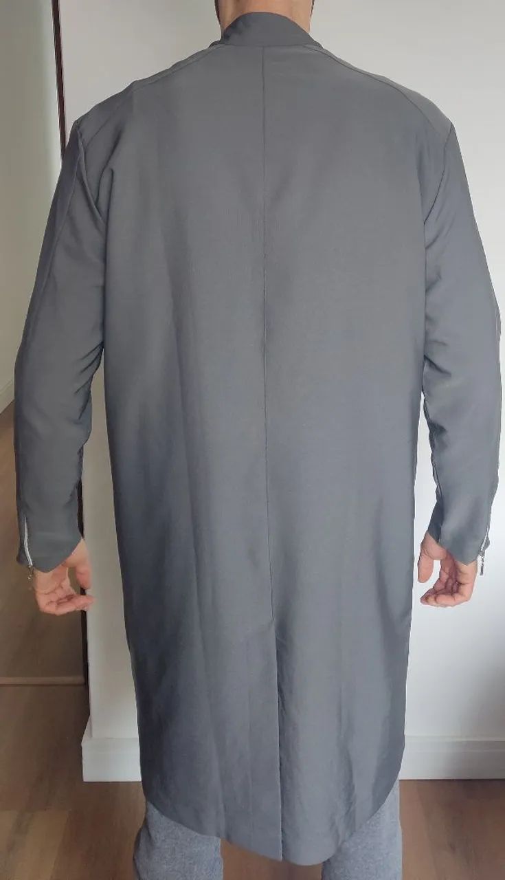 Jaleco elegante cinza - Foto 2
