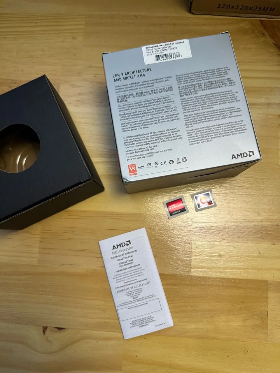 Caixa do Ryzen 5700g VAZIA - Foto 3