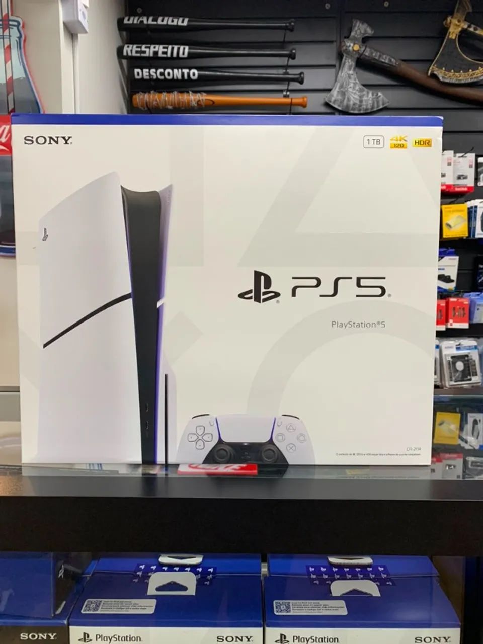 PS5 NOVO LACRADO 1TB COM LEITOR 