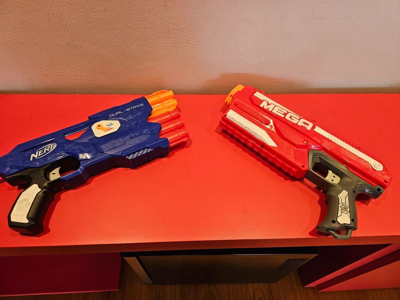 Nerf Dual Strike e Nerf Mega