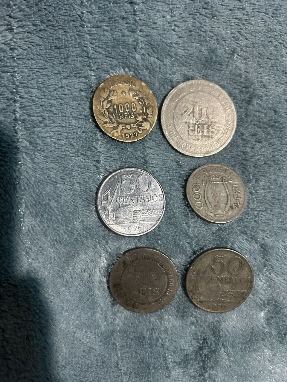 Moedas antigas - raras 