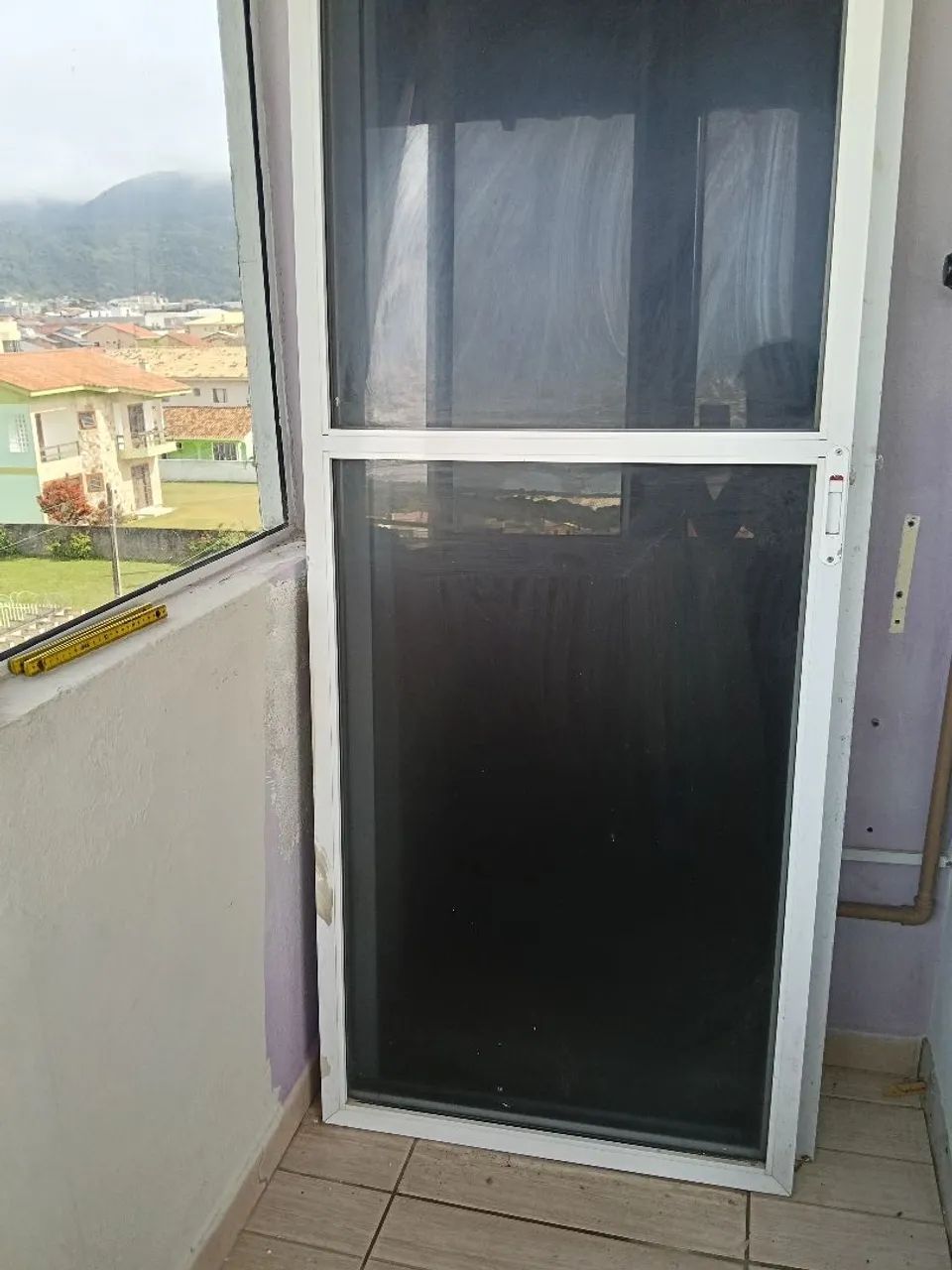 porta de correr de vidro 
