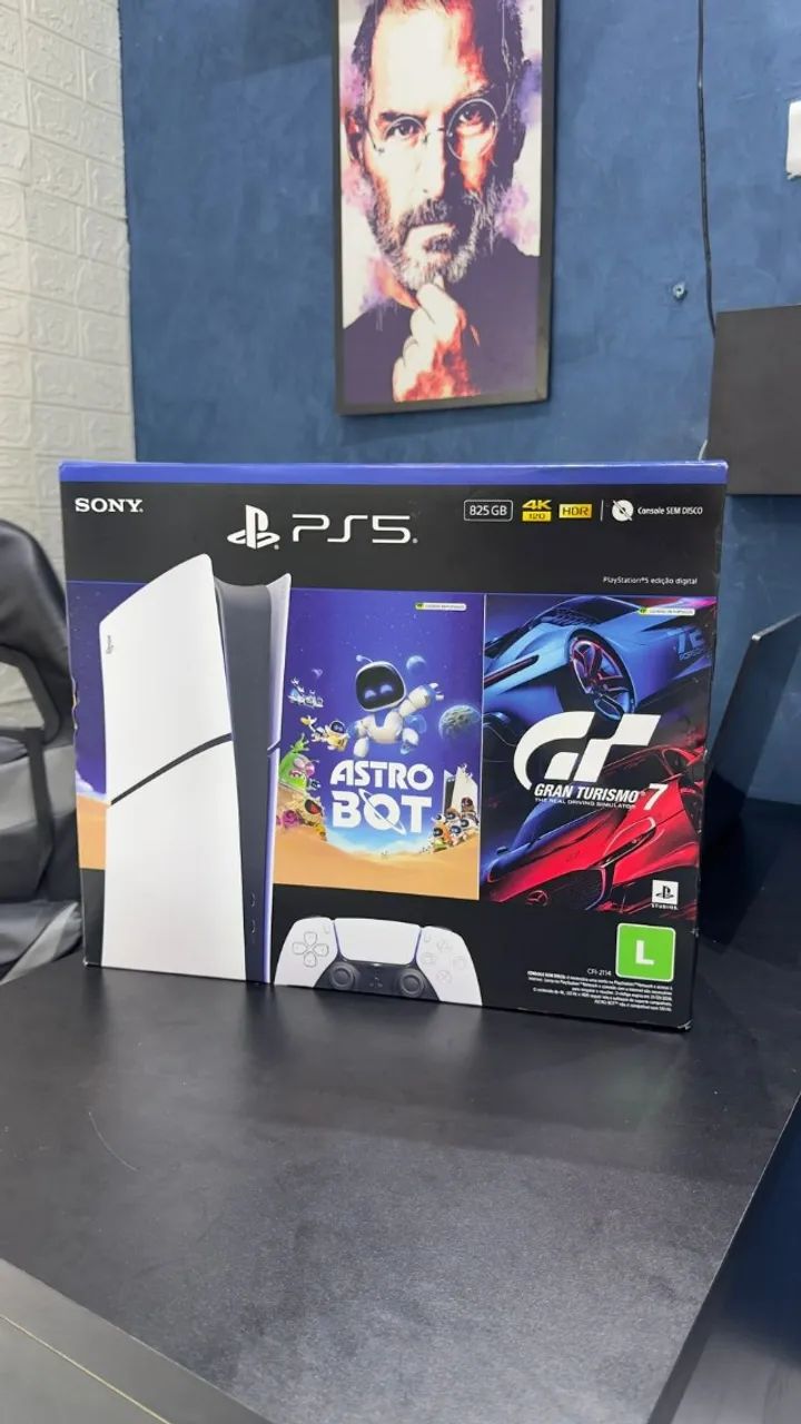 PS5 MIDIA DIGITAL COM 2 JOGOS