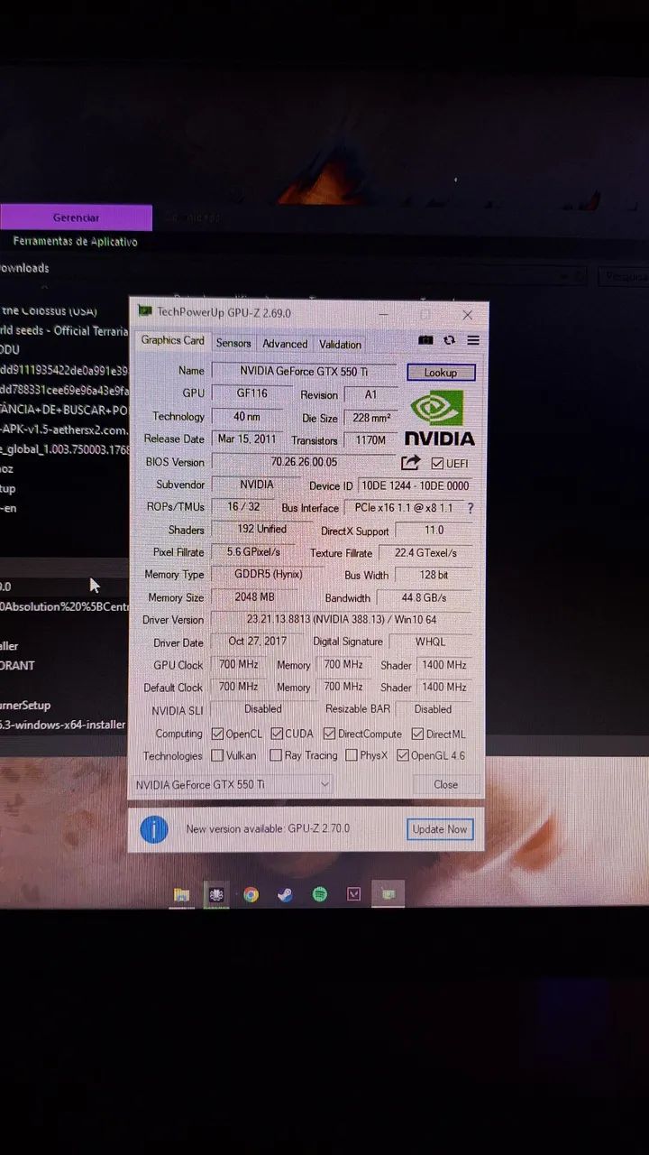 Placa de vídeo GTX 550ti - Foto 2