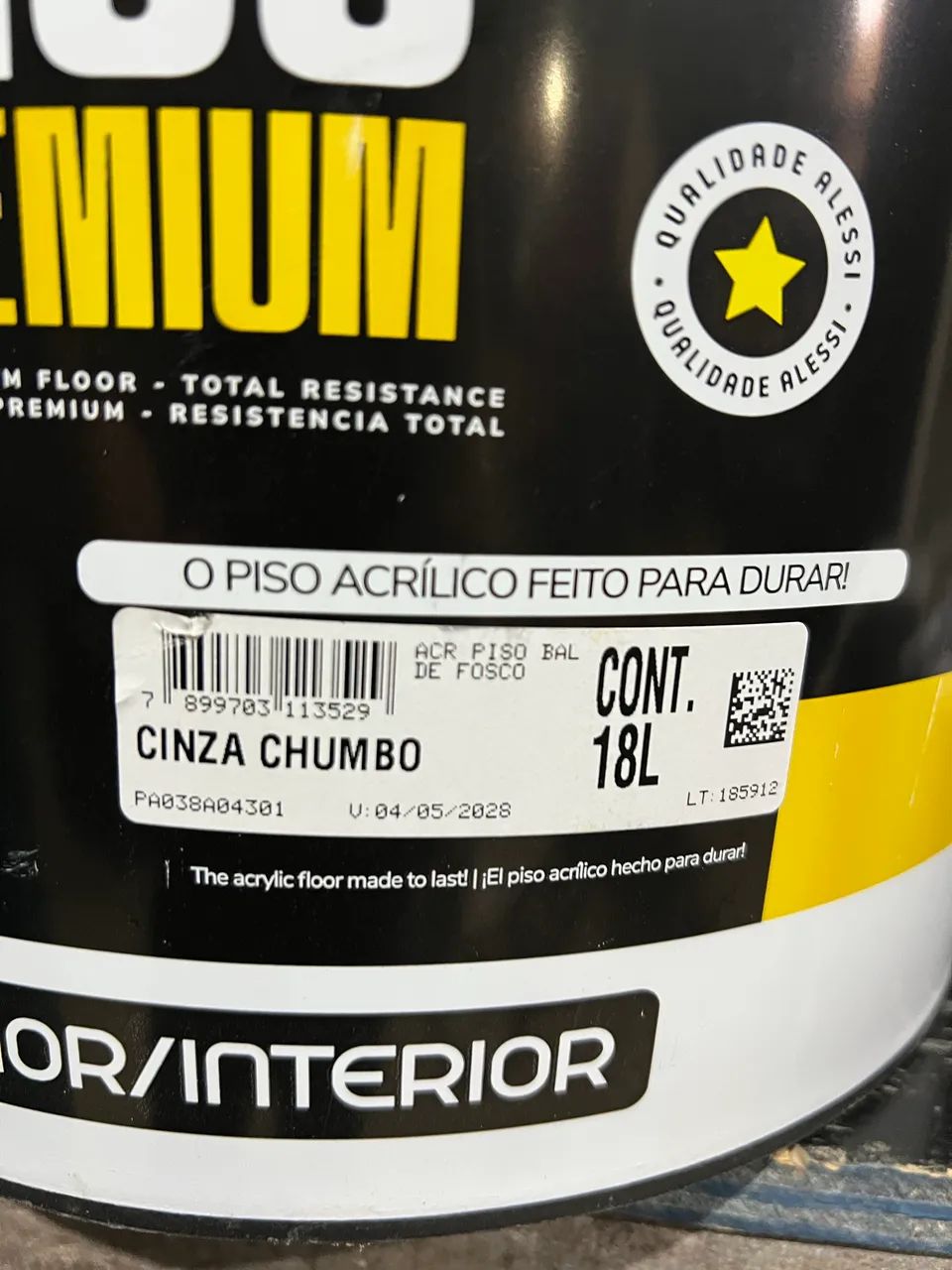 Tinta para Piso Cinza chumbo  - Foto 2