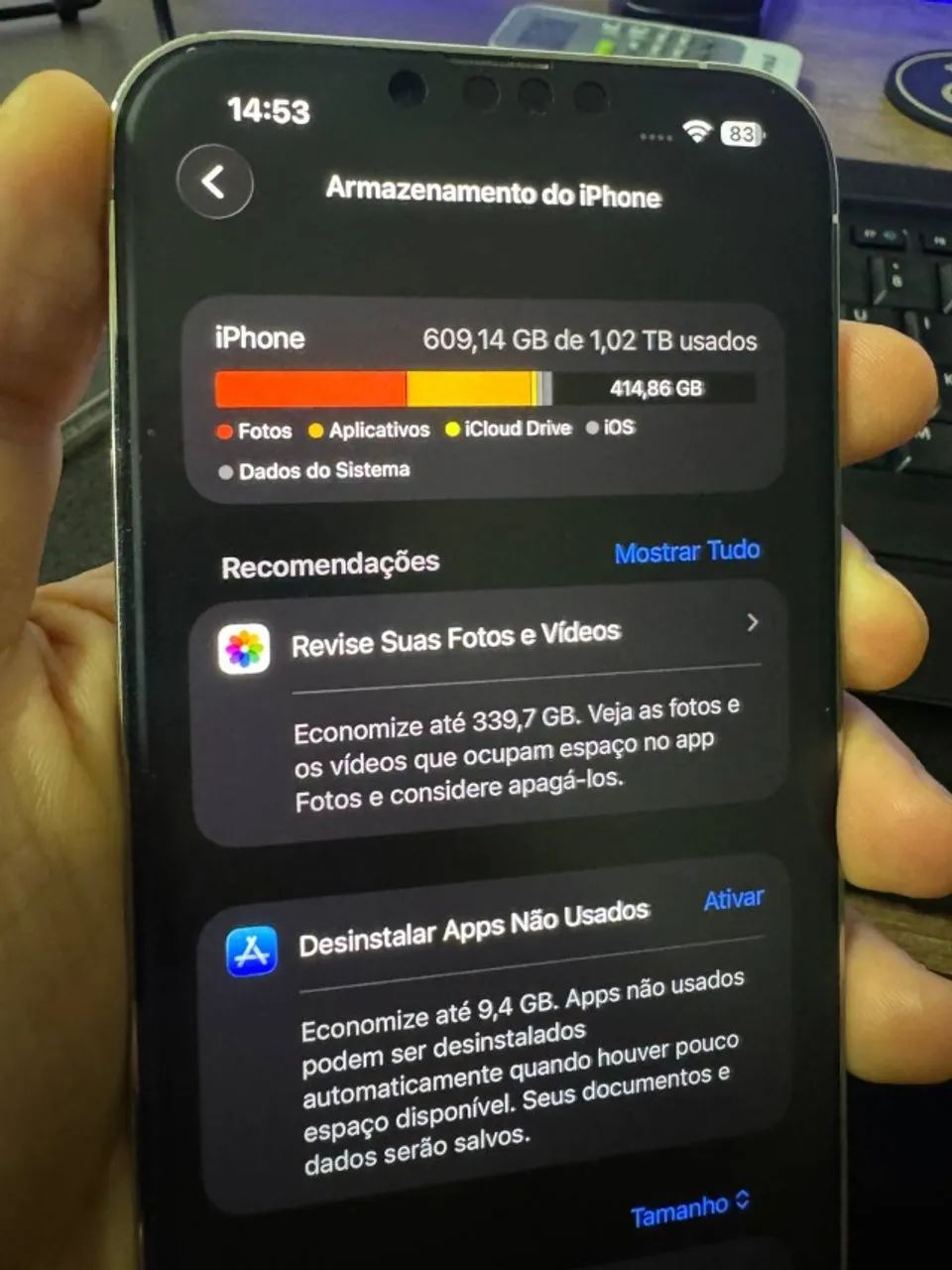 iPhone 13 Pro Max 1Tb Branco (Usado Conservado) - Foto 3