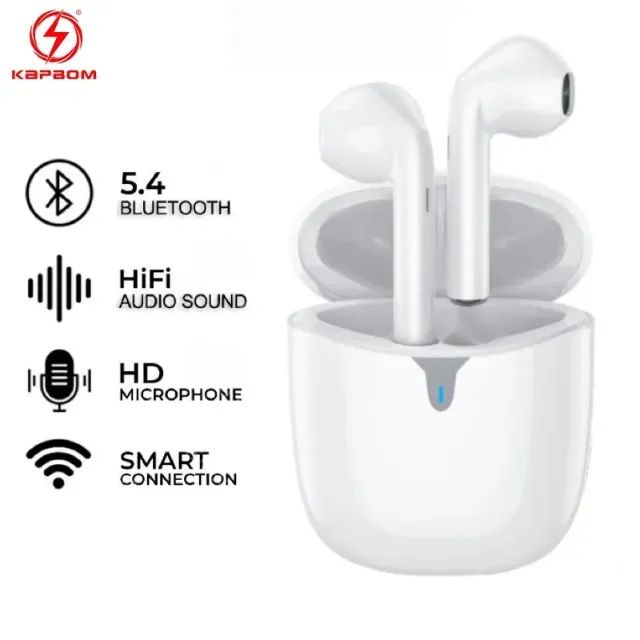 Fone bluetooth branco sem fio KA-792 KAPBOM - Foto 2