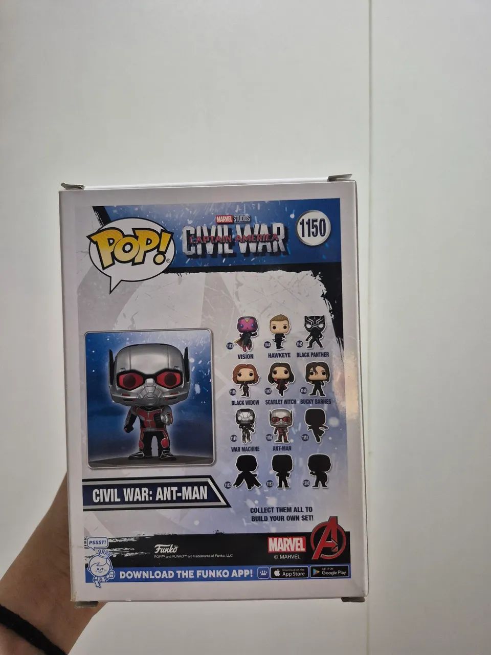 Funko Pop 1150 Civil War Homem Formiga Marvel - Foto 3