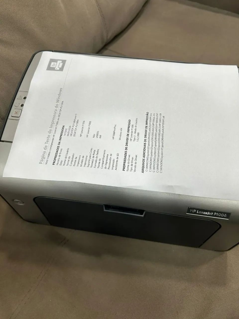 Impressora HP LaserJet p1006 - Foto 2