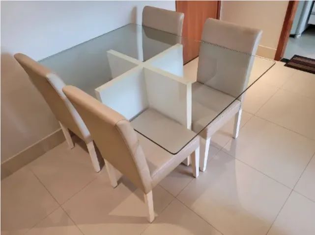 Mesa com 4 cadeiras - Foto 4