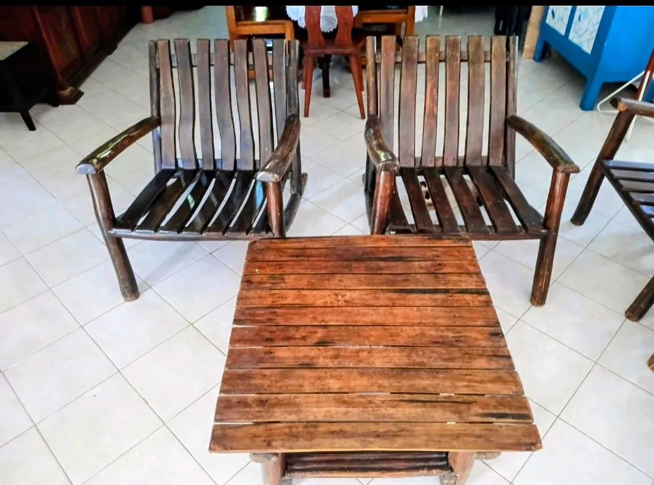 Comjunto de 4 poltronas de centro de mesa maseora de demolição  - Foto 3