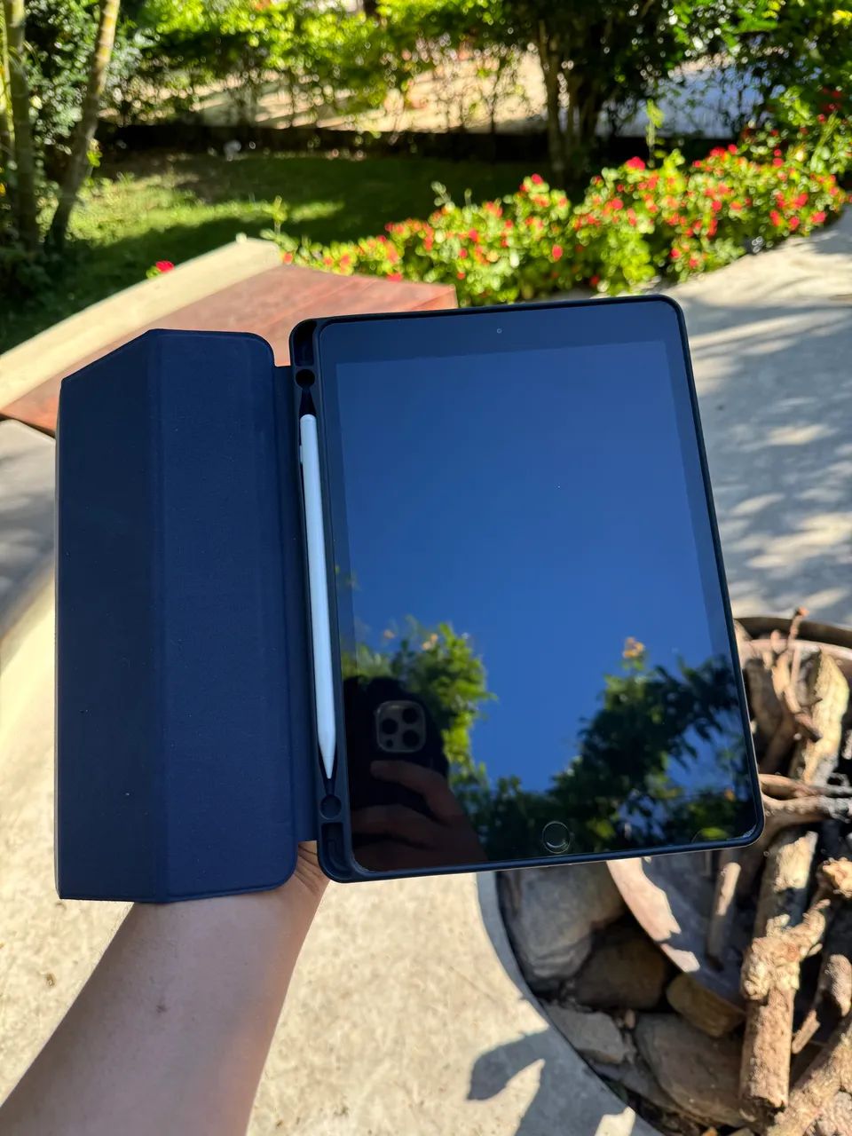 iPad 7 geração muito novo + Caneta  - Foto 5