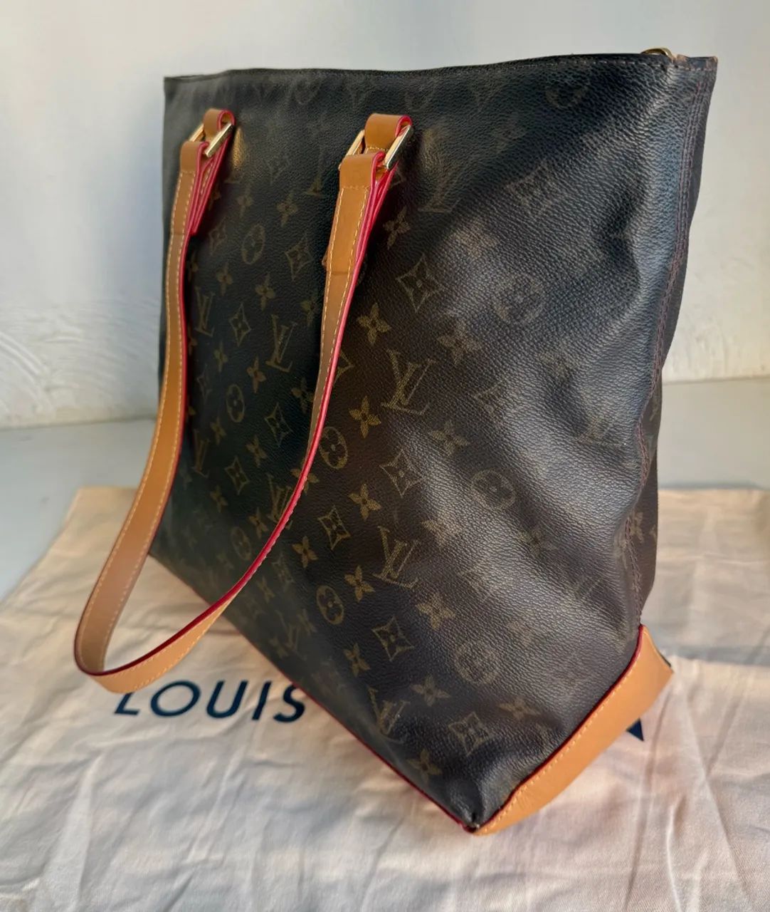 Bolsa Louis Vuitton - Modelo Cabas Mezzo Monogram Autêntica Original