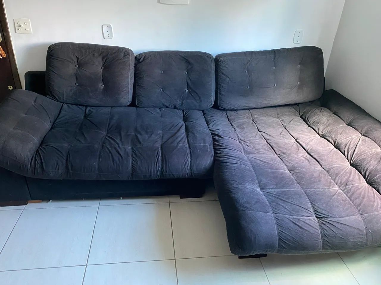 Sofa 3 metros usado - Foto 2