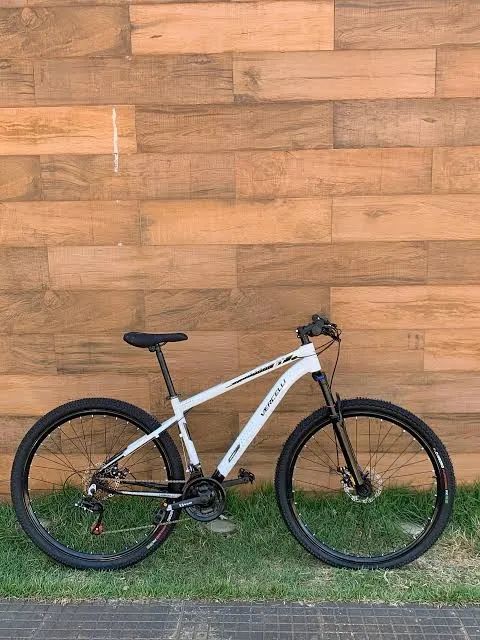 Bicicleta Vercelli GT Branca Aro 29, Quadro 17, com nota e manual