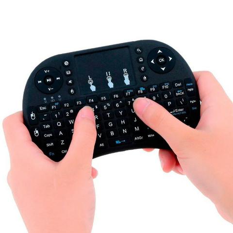 Mini Teclado Wireless Keyboard Luminoso C/ Touchpad Smarttv - Foto 4