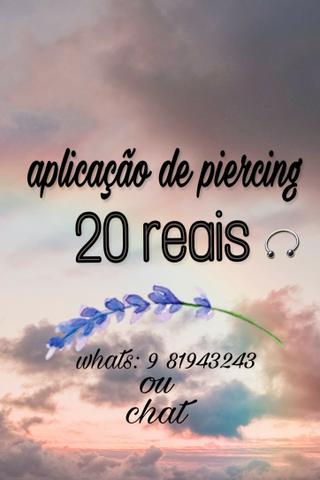 Aplicação de piercing